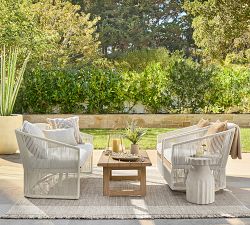 Woodside Eucalyptus Rectangular Outdoor Coffee Table (52&quot;)