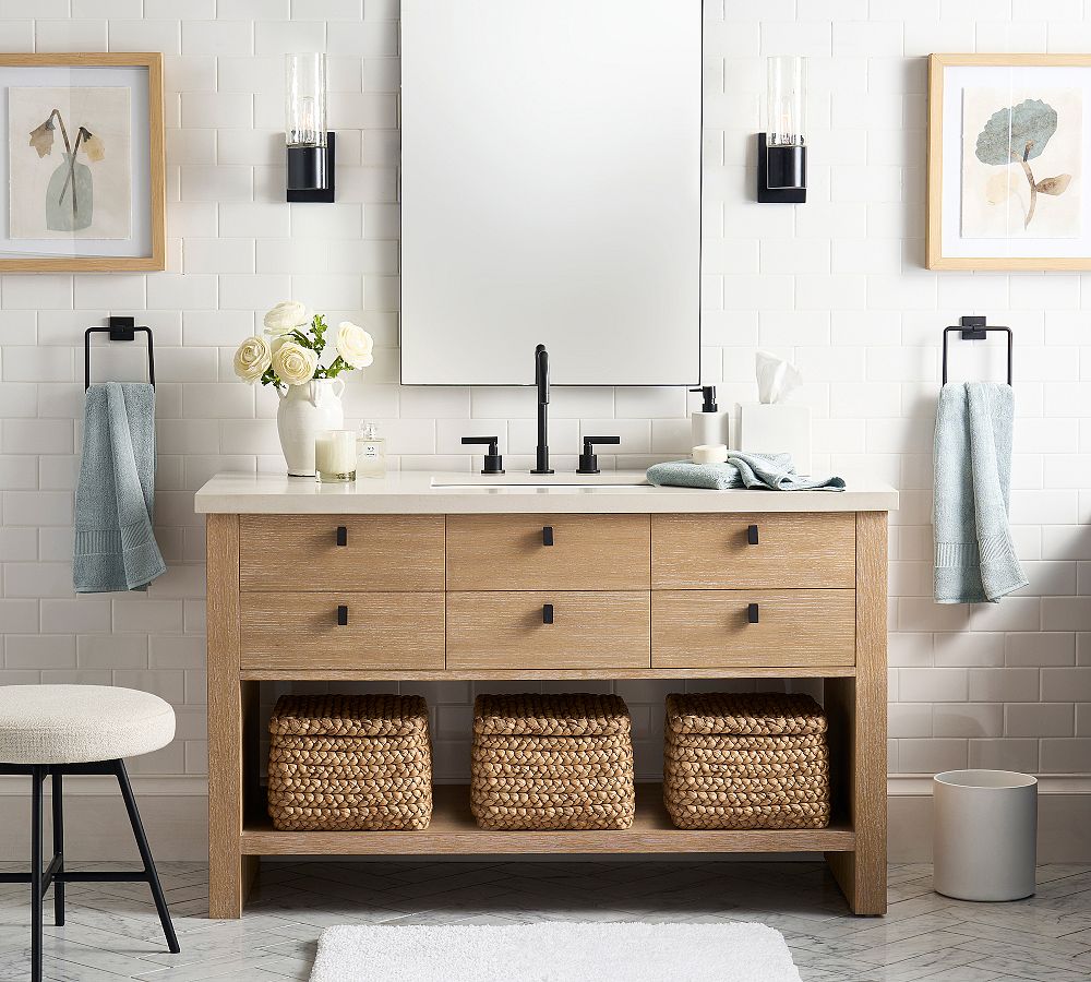Modern Farmhouse 60&quot; Single Wide Sink Vanity