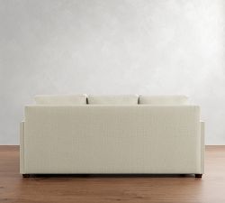 Cameron Modern Square Arm Reversible Sleeper Chaise Sectional -  Storage Available (86&quot;)