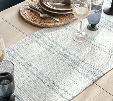 Jackson Stripe Cotton Table Runner | Pottery Barn