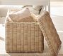 Huntington Wicker Square Outdoor Storage Cube (21&quot;)