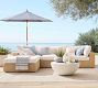 Bolinas Concrete Round Outdoor Coffee Table (36&quot;)