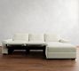 Big Sur Square Arm Power Reclining Chaise Sectional (114&quot;-126&quot;)