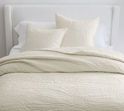 Open Box: Belgian Flax Linen Handcrafted Quilted Sham