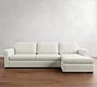 Shasta Roll Arm Chaise Sleeper Sectional (111&quot;)