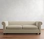 Chesterfield Tight Back Roll Arm Sofa (73&quot;&ndash;98&quot;)