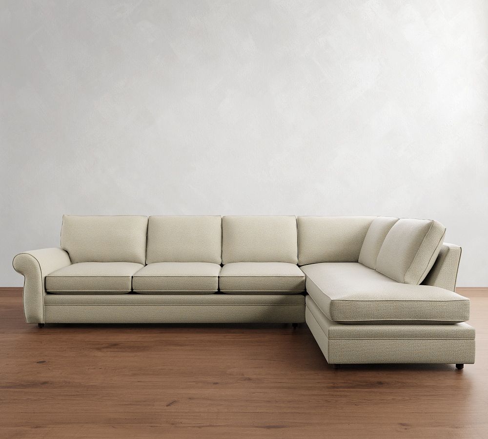 Pearce Roll Arm Return Bumper Sectional (114&quot;&ndash;144&quot;)
