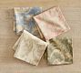 Stella Damask Organic Cotton Cocktail Napkins - Set of 4