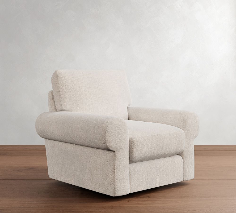 Turner Roll Arm Swivel Chair