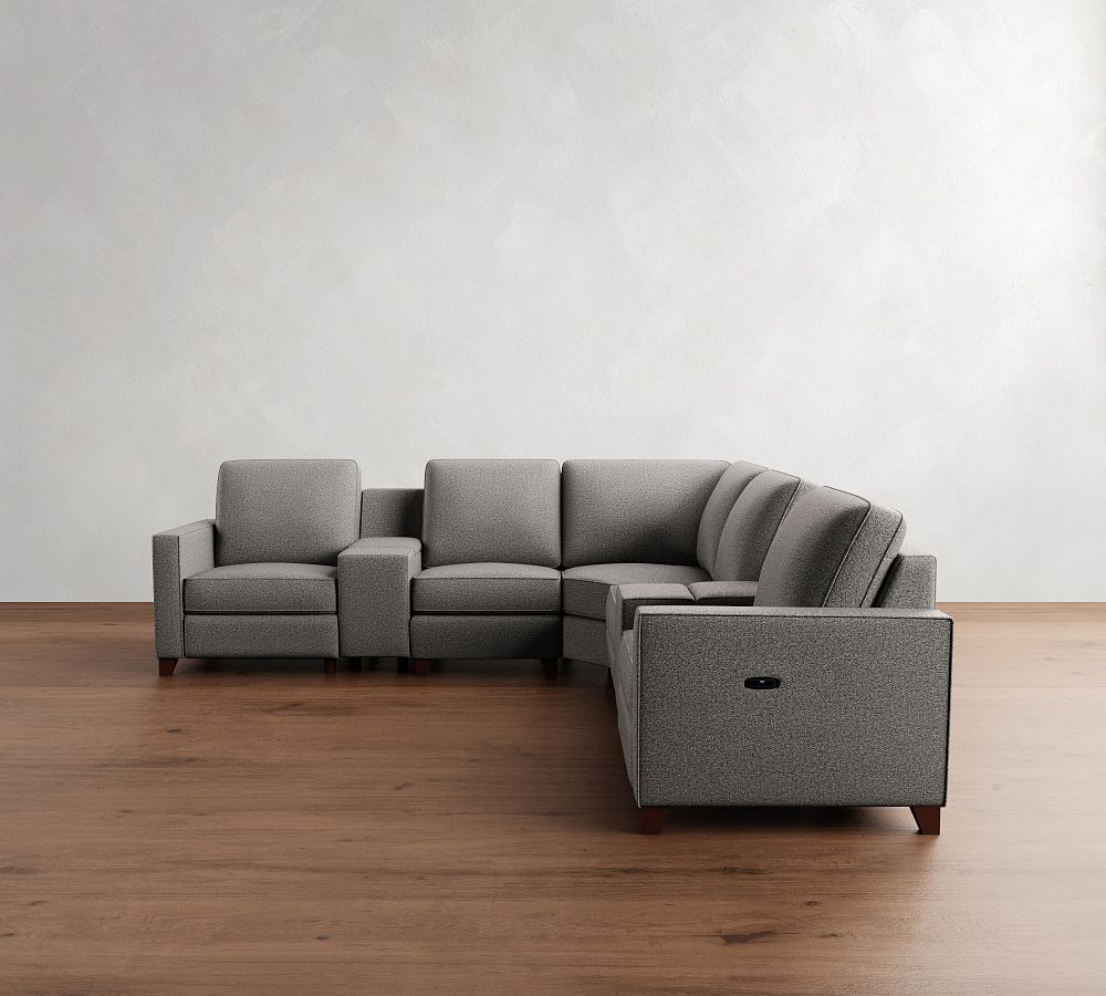 Cameron Square Arm Power Reclining L-Shaped Sectional (109&quot;&ndash;123&quot;)
