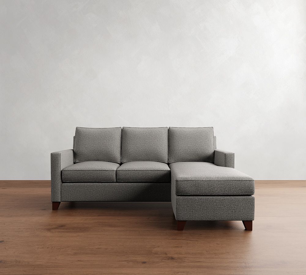 Cameron Square Arm Reversible Chaise Sectional (86&quot;)