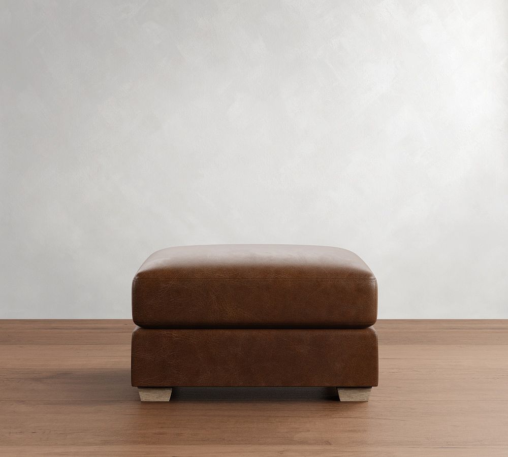 Canyon Leather Ottoman