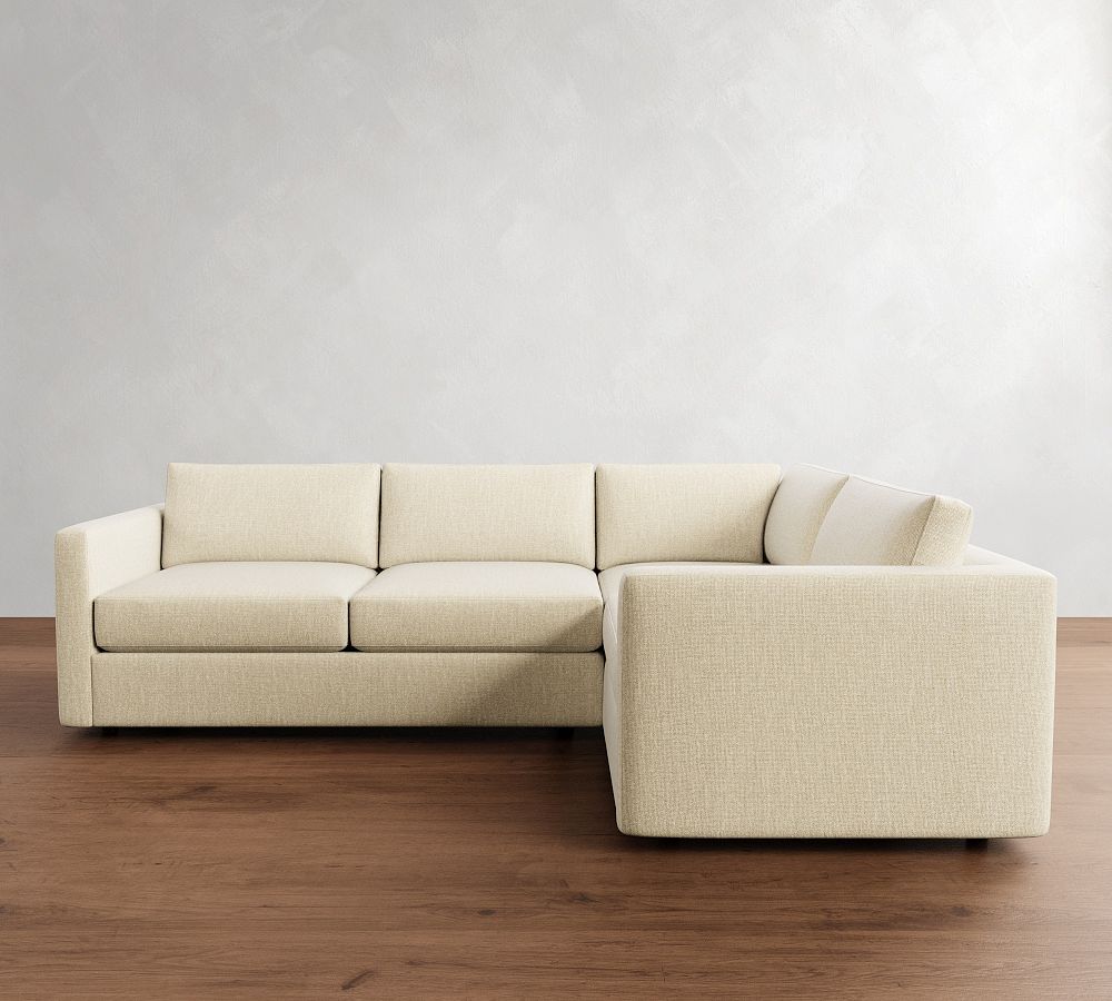 Carmel Slim Arm 3-Piece Sectional (110&quot;)