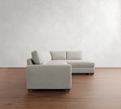 PB Comfort Modern Square Arm Return Bumper Sectional (121&quot;)