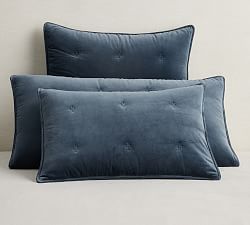 Velvet Tufted Comforter Sham
