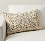 Zea Embroidered Lumbar Pillow