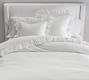 Belgian Flax Linen Fringe Ruffle Duvet Cover