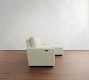Big Sur Square Arm Power Reclining Chaise Sectional (114&quot;-126&quot;)