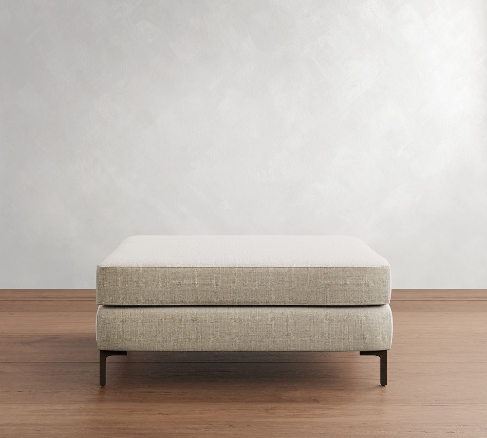 Jake Leather Modular Sectional Ottoman