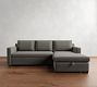Shasta Square Arm Trundle Chaise Sleeper Sectional - Storage Available (101&quot;)