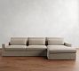 Westwood Square Arm Deep Seat Slipcovered Chaise Sectional (130&quot;&ndash;136&quot;)