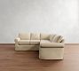 Buchanan Roll Arm Slipcovered 3-Piece L-Shaped Sectional (95&quot;)