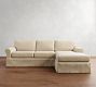 Buchanan Roll Arm Slipcovered Chaise Sectional (94&quot;&ndash;110&quot;)