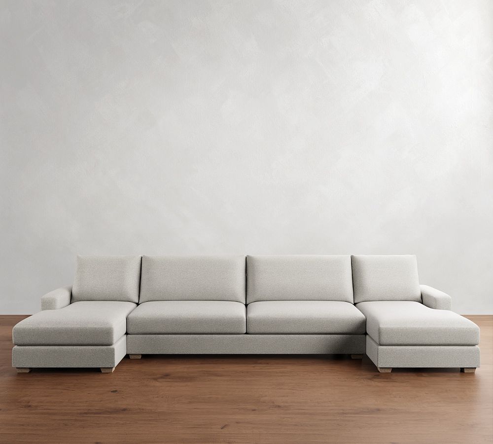 Canyon Square Arm Double Chaise Sectional (152&quot;&ndash;206&quot;)