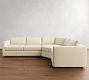 Carmel Slim Arm 3-Piece Wedge Sectional (120&quot;&ndash;126&quot;)