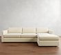 Carmel Slim Arm Chaise Sectional (107&quot;&ndash;129&quot;)