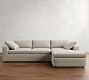 Dream Wide Arm Chaise Sectional (120&quot;&ndash;130&quot;)