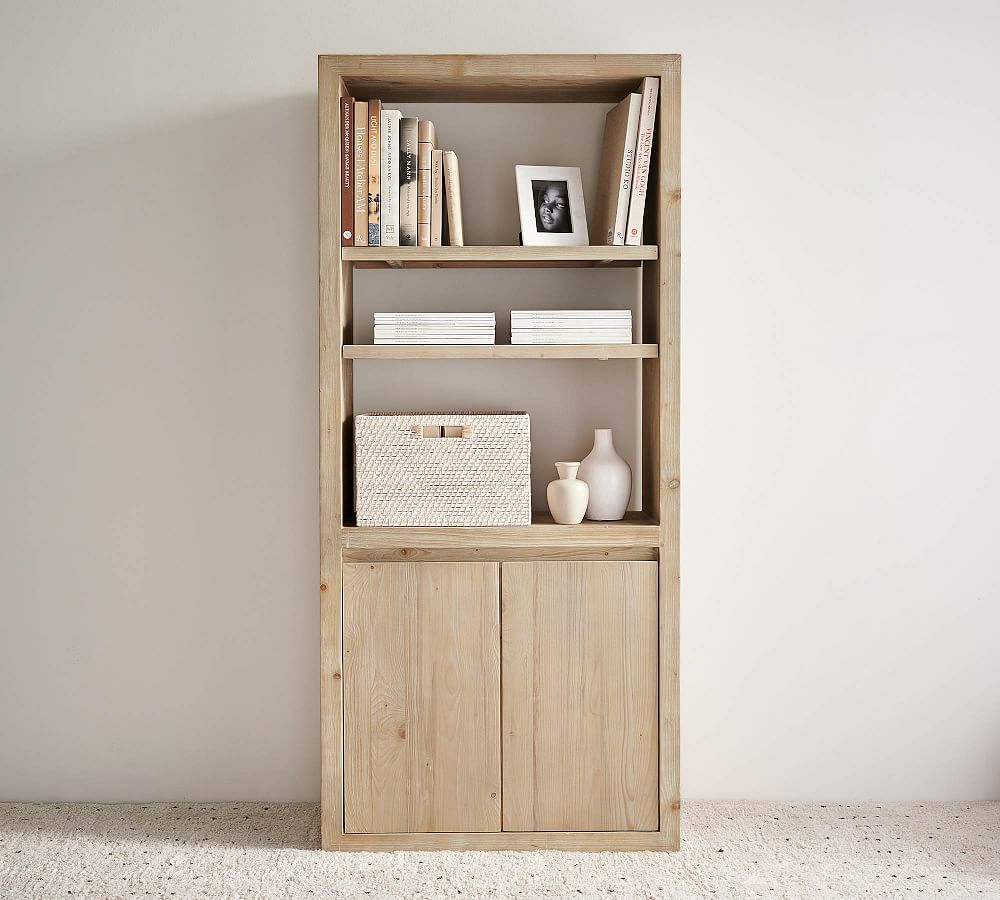 Folsom Open Bookcase with Doors (33&quot;)