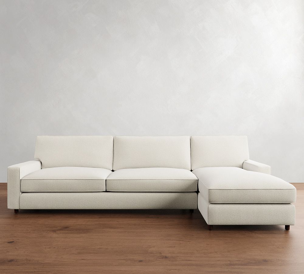 PB Comfort Square Arm Chaise Sectional (101&quot;&ndash;126&quot;)