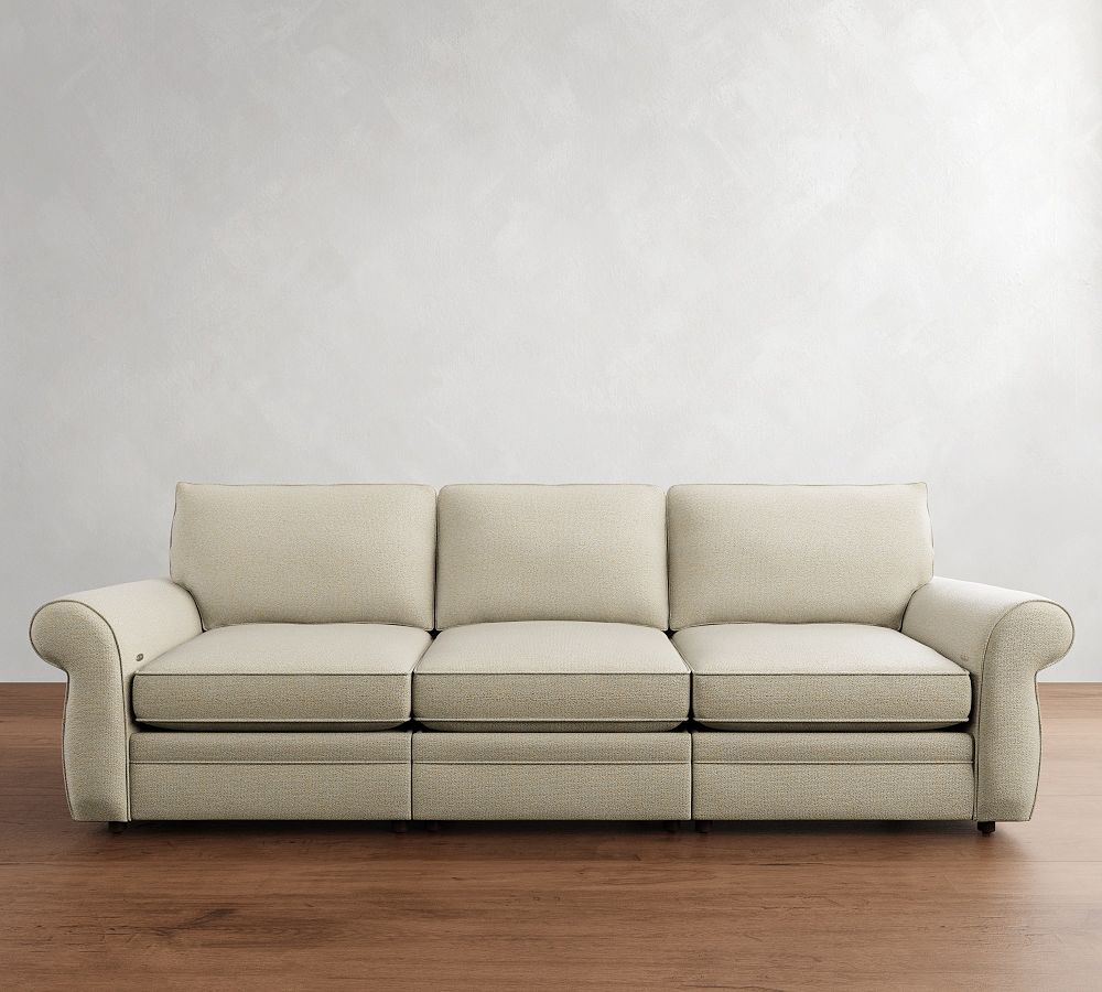 Pearce Roll Arm 3-Piece Reclining Sofa (116&quot;)