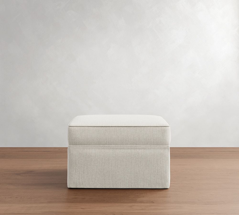 Pearce Slipcovered Sectional Ottoman