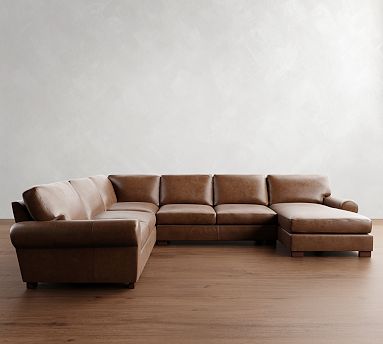 Pottery barn couch with chaise hotsell
