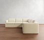 Carmel Slim Arm Slipcovered 3-Piece L-Shaped Sectional (110&quot;)