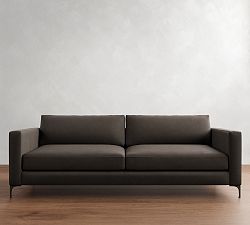 Jake Leather Sofa (63&quot;&ndash;96&quot;)