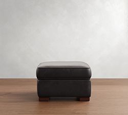 Townsend Leather Ottoman