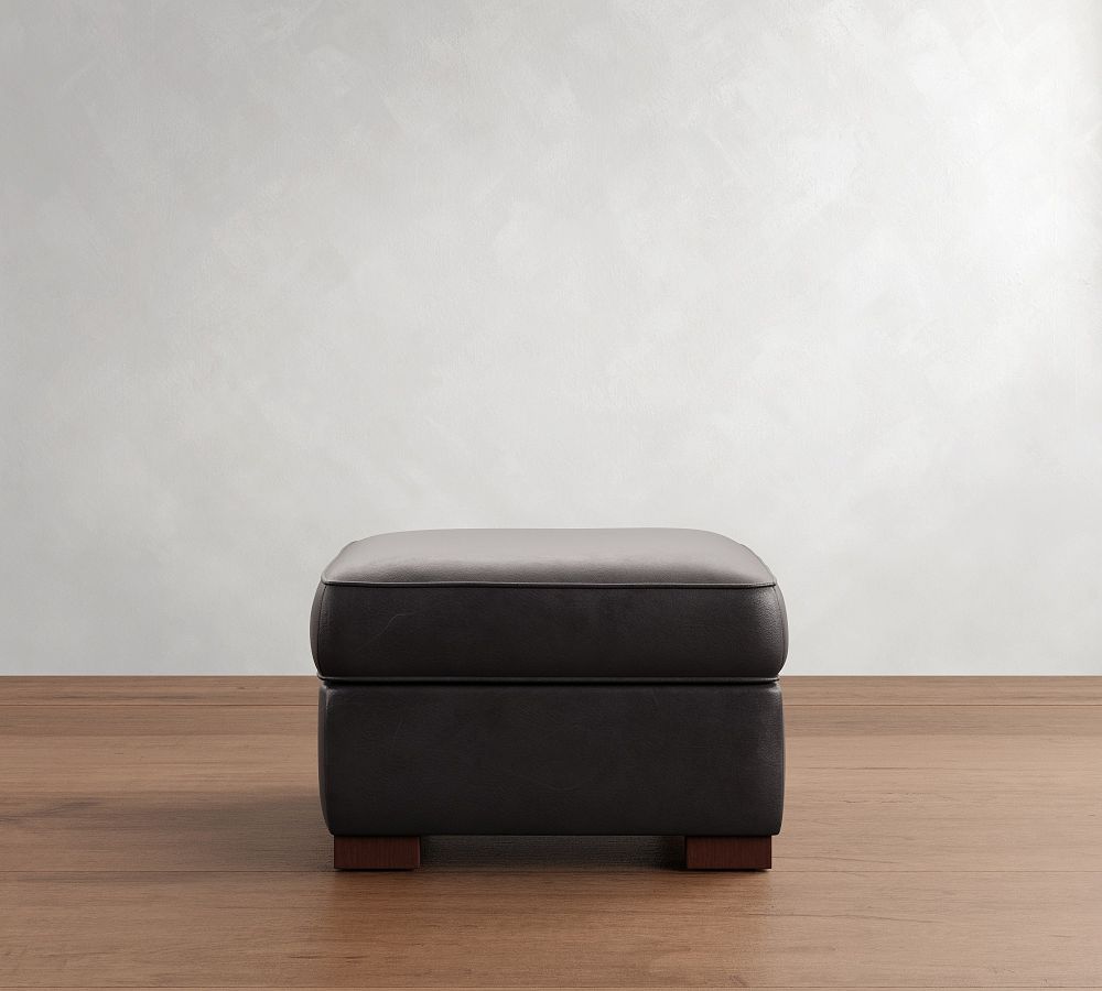 Townsend Leather Ottoman