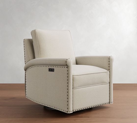 Tyler Roll Arm Manual & Power Swivel Glider Recliner