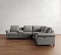 Cameron Roll Arm Reversible Power Reclining Sectional - Storage Available (111&quot;&ndash;125&quot;)