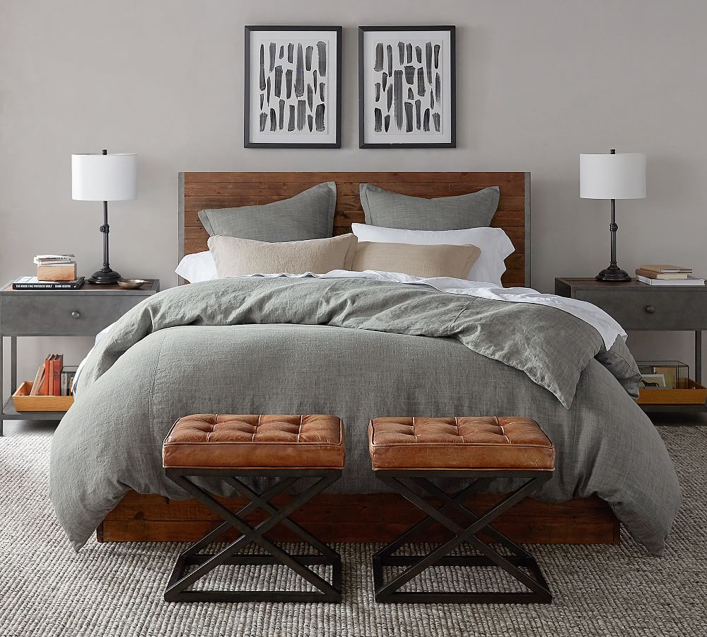 Big Daddy's Antiques Reclaimed Wood Platform Bed