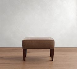 Champlain Leather Ottoman