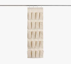 Linen Hanging Shoe Organizer