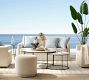 Delaney Marble Round Nesting Outdoor Coffee Table