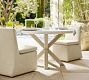 Abbott Concrete &amp; Acacia Petite Round Outdoor Dining Table (48&quot;)