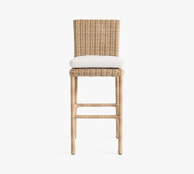 Huntington Wicker Outdoor Bar Stool