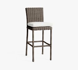 Huntington Wicker Outdoor Bar Stool