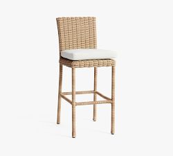 Huntington Wicker Outdoor Bar Stool